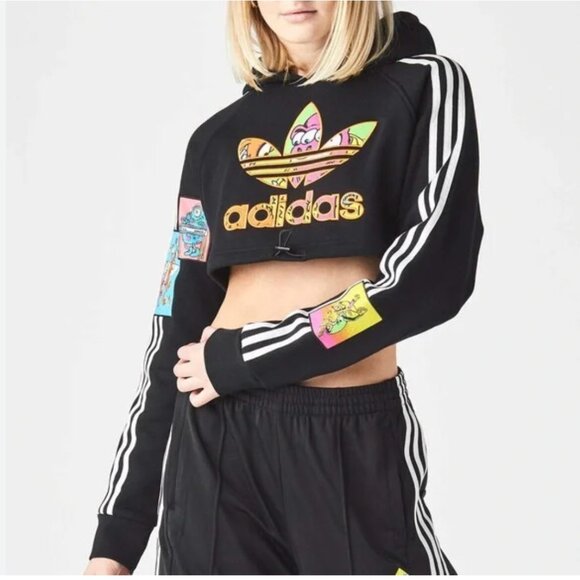 Jeremy Scott x Adidas Tops - Adidas jeremy scott cropped hoodie NWT